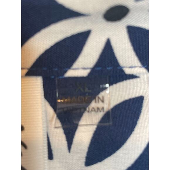 NY Collection Womens Floral Print Button-Up Blouse Long Sleeve Collared Size XL - Picture 9 of 9